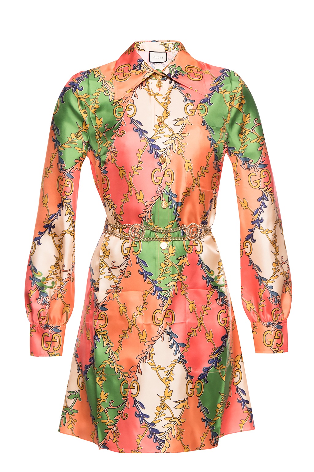 Gucci hotsell silk dress